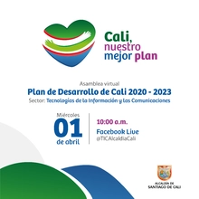 DATIC socializa de forma virtual sus programas en el Plan de Desarrollo 2020 – 2023
