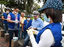 Más de 200 bonos alimentarios fueron entregados en la comuna 3