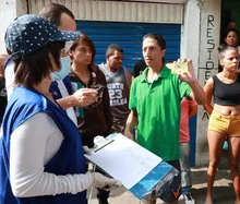 Más de 200 bonos alimentarios fueron entregados en la comuna 3