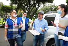 Más de 200 bonos alimentarios fueron entregados en la comuna 3