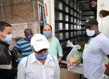 A la comuna 7 también llegaron las ayudas alimentarias