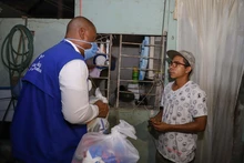 Las ayudas alimentarias llegaron a la Comuna 6