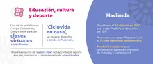 Educación, cultura, deporte y hacienda