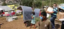 Comunidad indígena recibe ayudas humanitarias tras afectaciones por lluvias