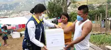 Comunidad indígena recibe ayudas humanitarias tras afectaciones por lluvias