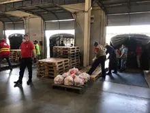 El grupo operativo de la Secretaría de Infraestructura del municipio de Cali  apoya la estrategia de seguridad alimentaria por parte de la administración municipal