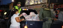 Habitantes de la comuna 21 amanecieron con mercados en sus hogares