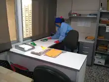 Jornada de desinfección contra la COVID-19 se adelantó en Infraestructura