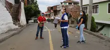 Puerta a puerta se entregaron ayudas humanitarias en San Cayetano y El Nacional