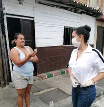 La solidaridad tocó puertas en las comunas 3 y 9    