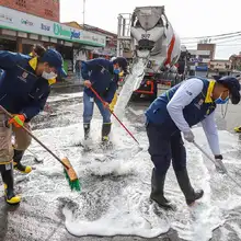 Plazas de mercado de Cali son desinfectadas