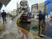 Ya son más de 164 mil metros cuadrados lavados y desinfectados en Cali
