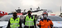 Sonaron trompetas en sentido homenaje a los médicos fallecidos por COVID-19
