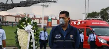 Sonaron trompetas en sentido homenaje a los médicos fallecidos por COVID-19