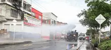 Limpieza, desinfección y recuperación del espacio público en el sector de La Casona