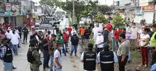 Limpieza, desinfección y recuperación del espacio público en el sector de La Casona
