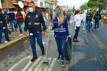 Secretaría de Vivienda participó de la jornada de limpieza en La Casona