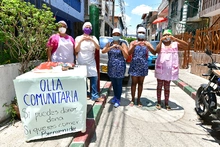 Olla comunitaria en Los Líderes y Puertas del Sol, solidaridad de caleños