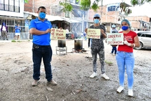 Olla comunitaria en Los Líderes y Puertas del Sol, solidaridad de caleños