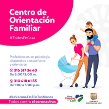 Establecen líneas de atención para las familias de Cali