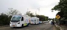 Alcaldía instala puestos para controlar la llegada de migrantes en el sur de Cali 