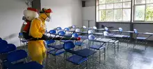 Limpieza y desinfección en escenarios de circulación de la Policía Nacional