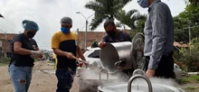 Una olla que se llena de solidaridad en el oriente caleño