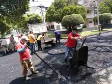 Continúa la recuperación de la malla vial del municipio en época de cuarentena