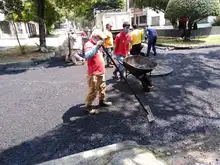 Continúa la recuperación de la malla vial del municipio en época de cuarentena