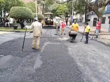 Continúa la recuperación de la malla vial del municipio en época de cuarentena