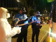 Buses y conductores que transportaban venezolanos fueron inspeccionados antes de iniciar el viaje a Cúcuta