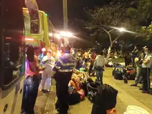 Buses y conductores que transportaban venezolanos fueron inspeccionados antes de iniciar el viaje a Cúcuta