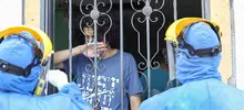 Despliegue de autoridades de salud para detener contagios por coronavirus
