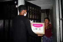 Con ayudas solidarias se alegraron corazones en la Comuna 6