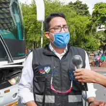 Inmovilizan bus que iba a transportar venezolanos sin autorización 