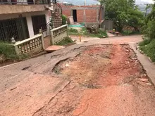 Inician trabajos de adecuación vial en La Sirena