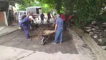 Inician trabajos de adecuación vial en La Sirena