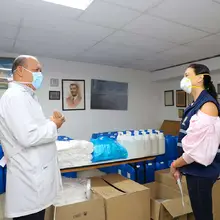 Donaciones bioseguridad para atención adulto mayo