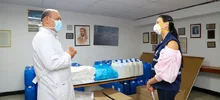 Donaciones bioseguridad para atención adulto mayo