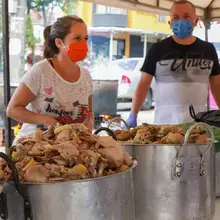 Con el ‘sancochón’, la comuna 6 genera acciones de solidaridad y movilización ciudadana