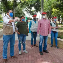 Se entregó remodelación del parque Eloy Alfaro, del barrio Obrero