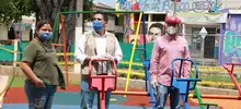 Se entregó remodelación del parque Eloy Alfaro, del barrio Obrero