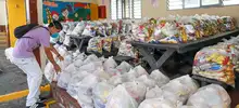 La administración municipal entregó 1.000 mercados en la comuna 18