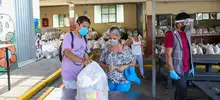 La administración municipal entregó 1.000 mercados en la comuna 18