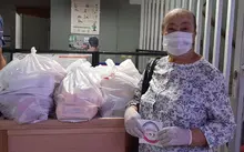 Trabajando por la vida, la Secretaría de Vivienda entregó ayudas alimentarias