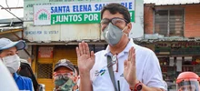 Santa Elena recibió baño matutino, jornada de lavado y desinfección por la vida de todos