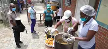 Entre 1.400 y 1.500 personas son beneficiarias de las ollas comunitarias en la comuna 16