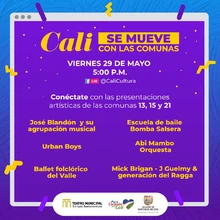 Inició el programa ‘Cali se mueve’, apuesta al arte de los territorios 