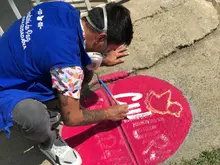 Arte Urbano en los comedores comunitarios para enseñar el autocuidado