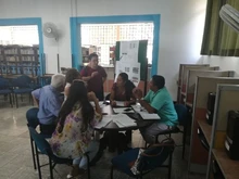 Mesa de trabajo con representantes de padres y acudientes de las IEO